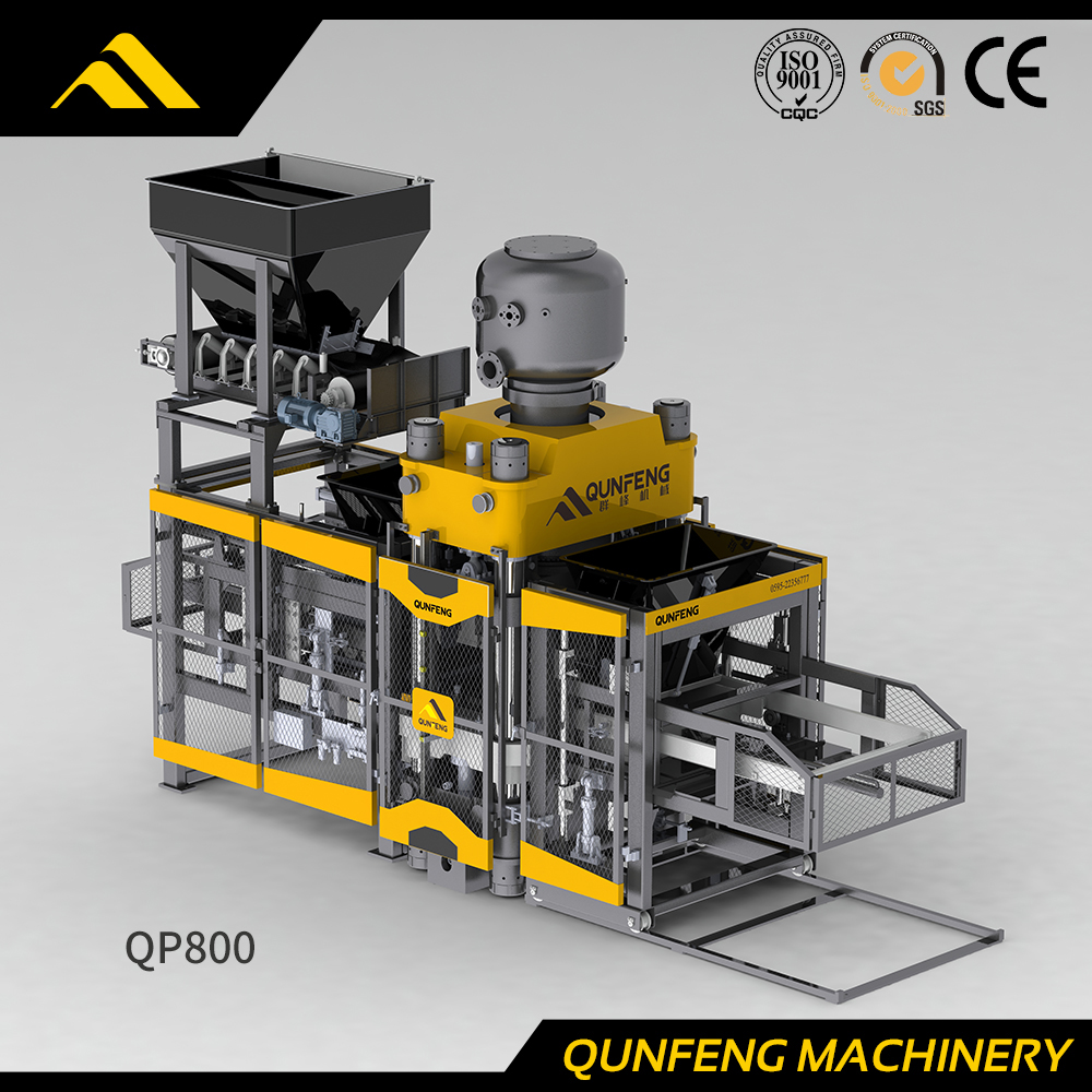 QP800 Hydraulic Press Block Making Machine