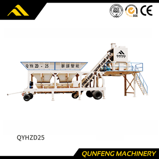 Mobile Concrete Mixing Plant in China