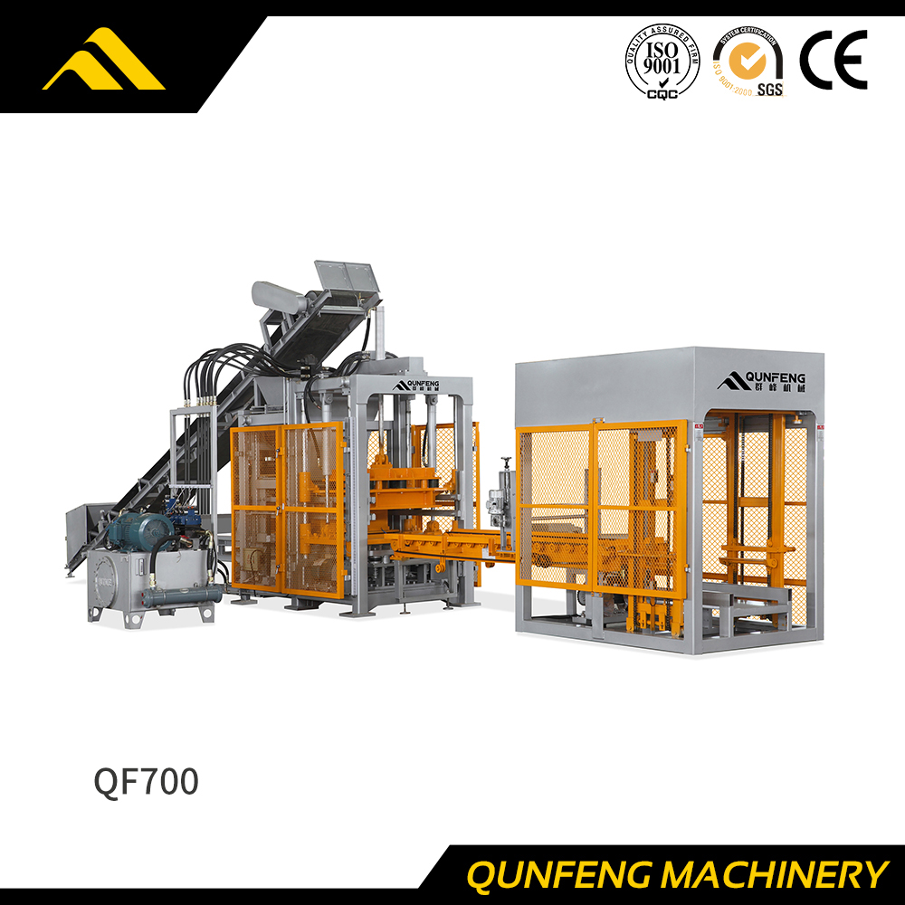 Automatic Concrete Block Making Machine (QF700)