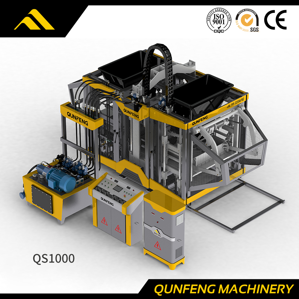 "Supersonic" Series of Advanced Servo Block Making Machine (QS1000)